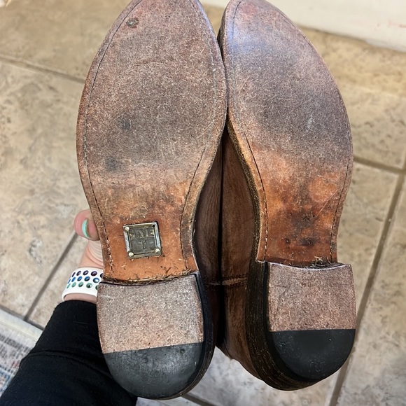 Frye Coachella Boots Rich Brown Leather 5.5 - Picture 6 of 7